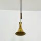 Adjustable Brass Pendant Lamp with Counterweight