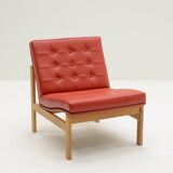 Set of 2 Moduline chairs by Knudsen and Lind for Cado, 1960s Denmark.