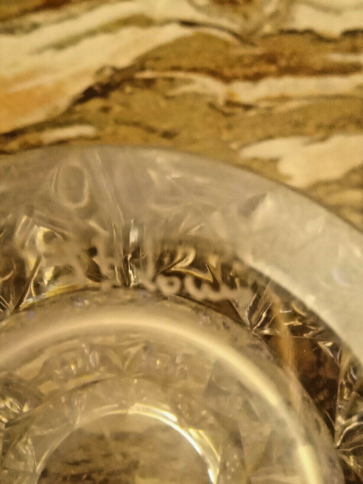 St Louis-cut crystal vase