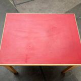 Mid-century red dining table or desk by Alvar Aalto for Artek, 1960s