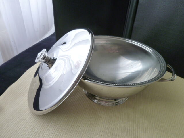 Soup bowl or vegetable in solid stainless steel Guy Degrenne