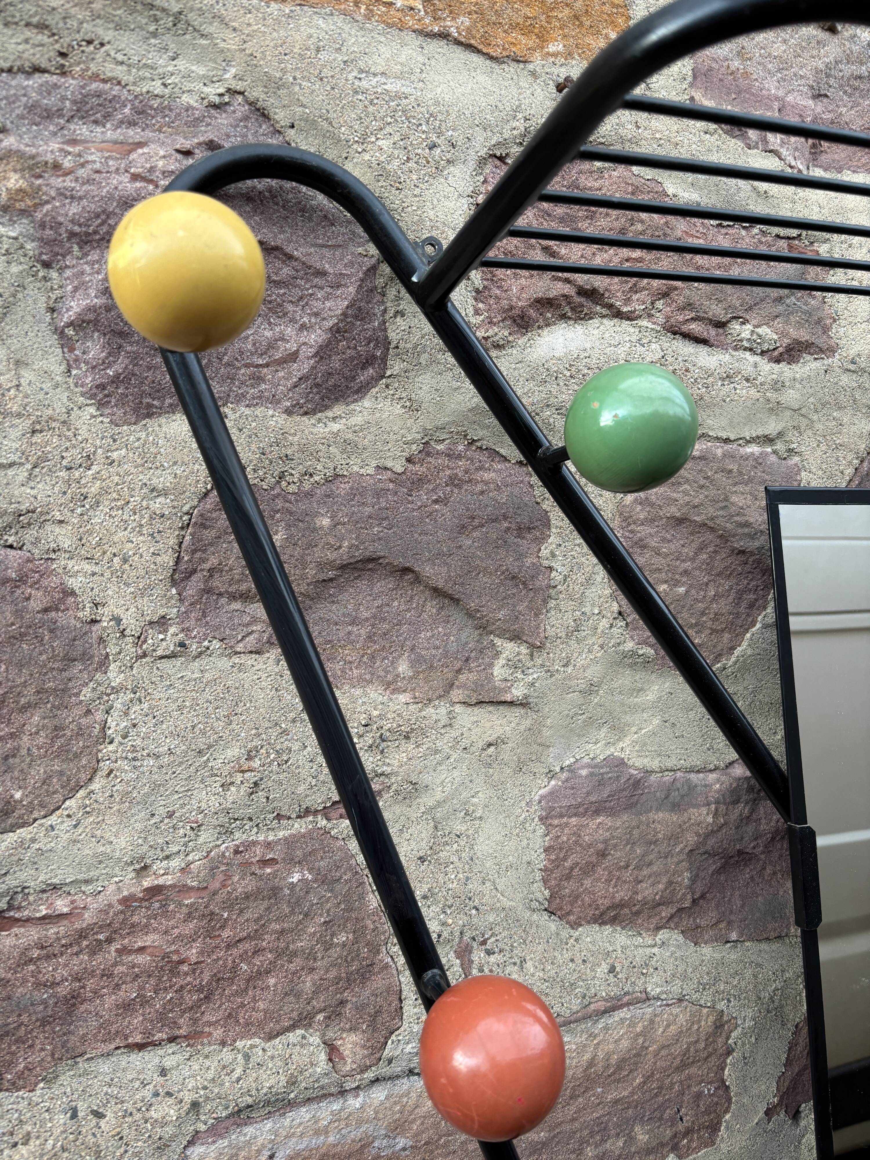 Coat rack in the style of Roger Feraud