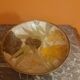 Enameled brass cup
