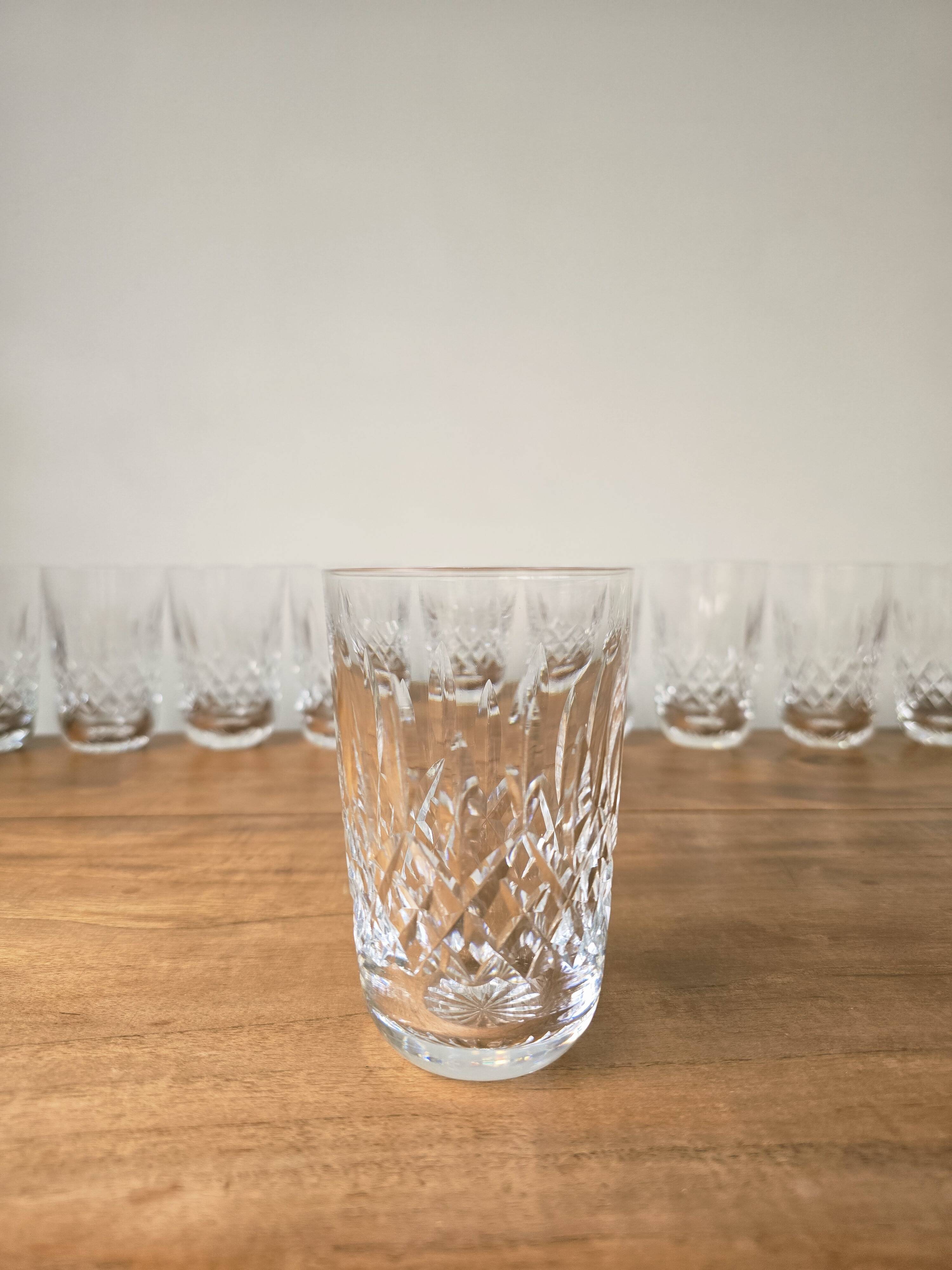 Ten-10 tumblers Waterford Lismore