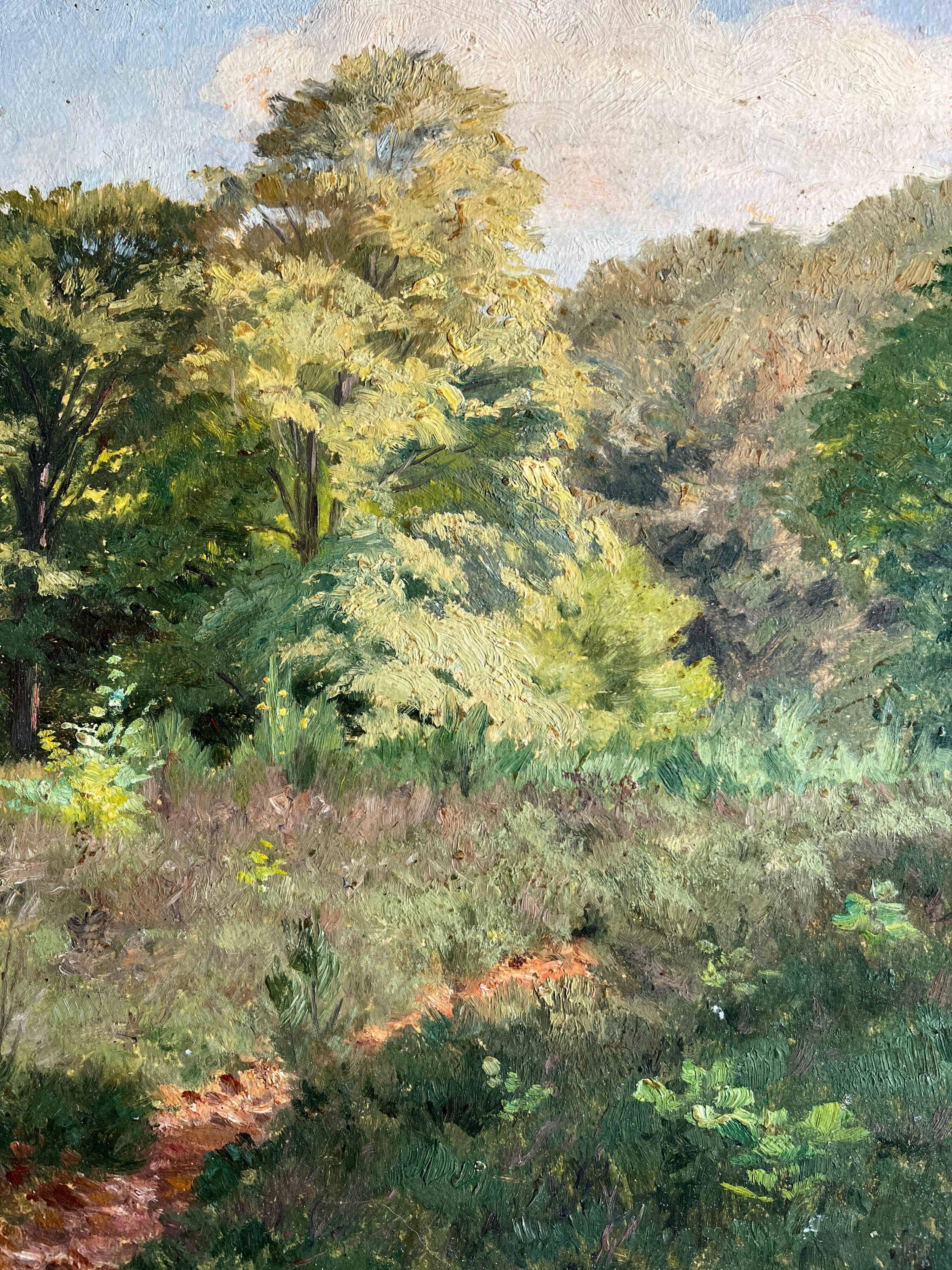 Table HSP G. GIRARDOT (1856-1914) "Prairie" 1905