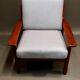 Scandinavian design teak chair stamped 1950