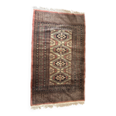 Tapis orient fait main pakistan motif boukhara 150x90cm laine