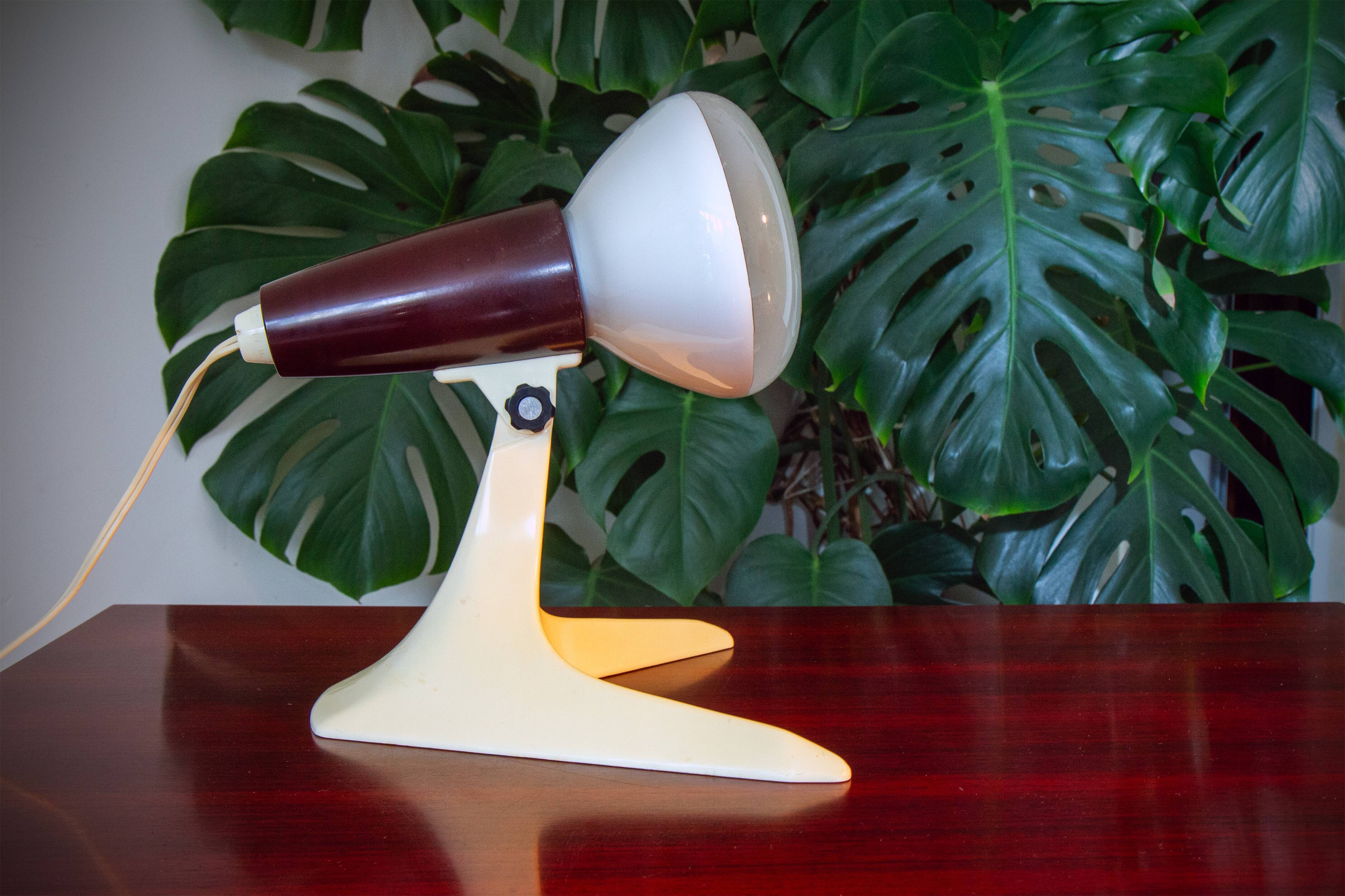 Bakelite spotlight by Osram, 50s aero design