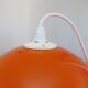 Suspension ball in opaline orange 70s