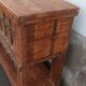 Console coffre en bois