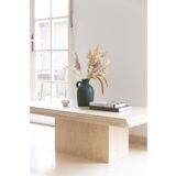 Travertine table