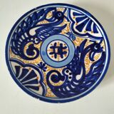 Vintage Spanish artisan plate (attributed to Talavera - Castile)