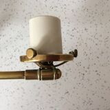 Applique en laiton : 3 lampes