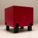 Poltrona Frau - Pair of red leather armchairs, “Moji” model - c. 2000