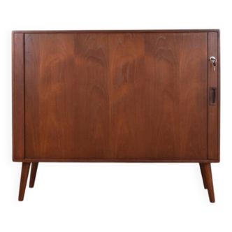 Mid-Century Danish Teak Tambour Doors Sideboard, 1960s