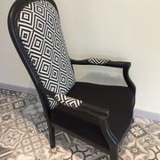 Fauteuil voltaire relooké
