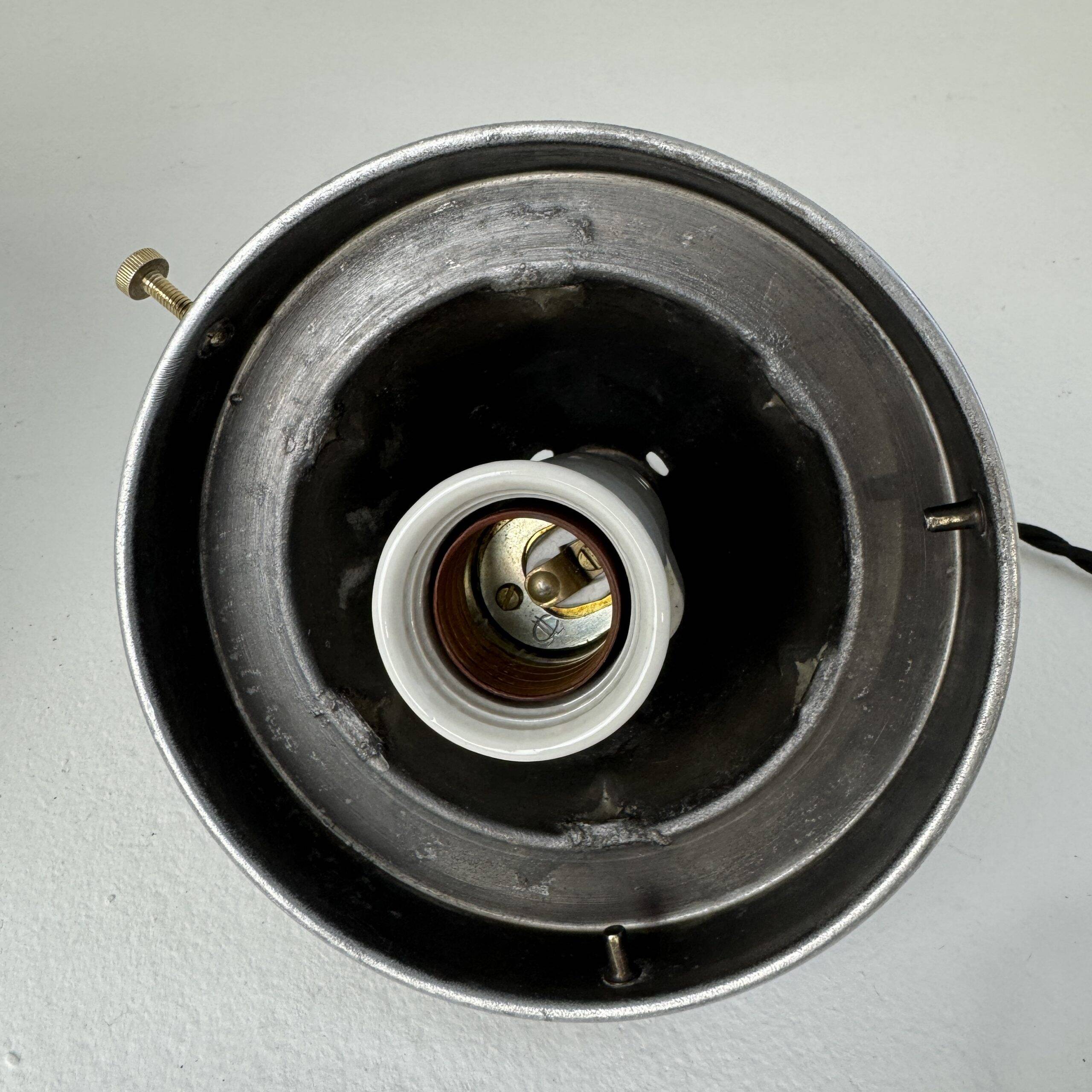 Vintage Art Deco opaline pendant light 28 cm