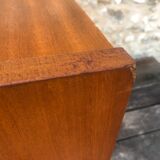 Scandinavian chest of drawers with 4 drawers and storage, circa 60's