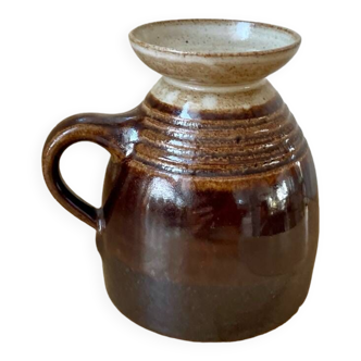Vintage stoneware pitcher vase