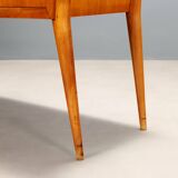 Vintage design chest of drawers veneered in cherry wood, 6 drawers, original from the 1950s