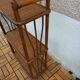 Vintage rattan shelf and canning