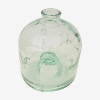 Ancien piège à guêpes en verre épais tripode vintage