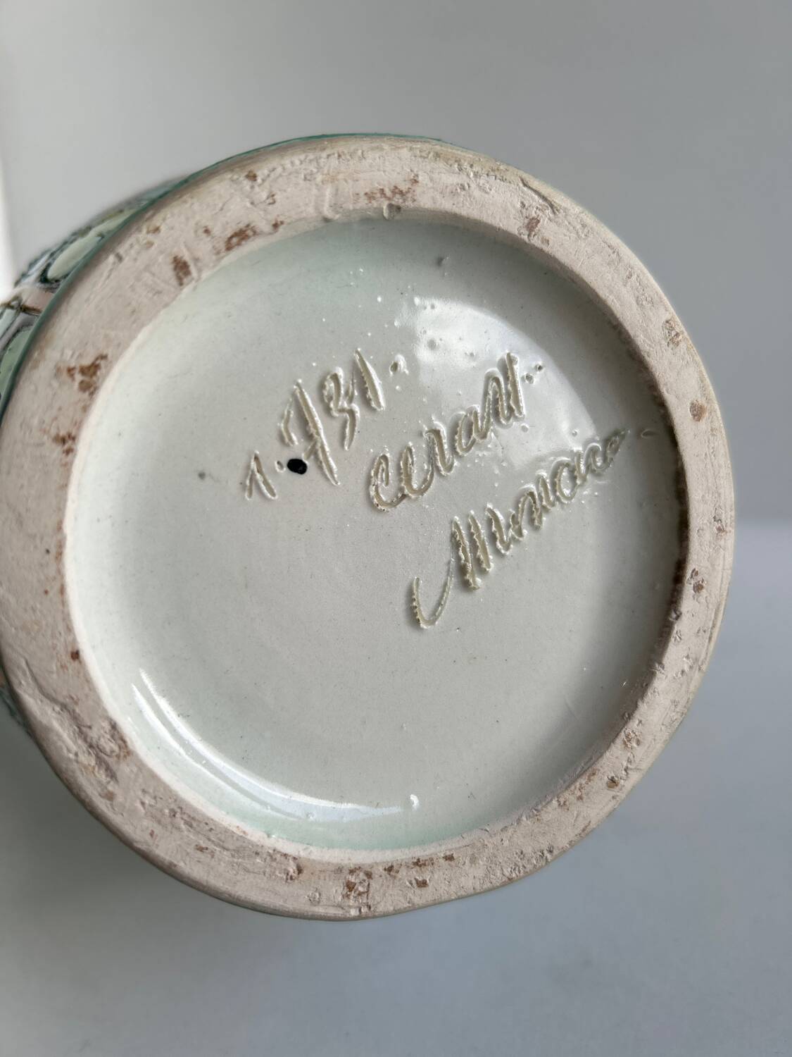 Large Monaco ceramic pitcher