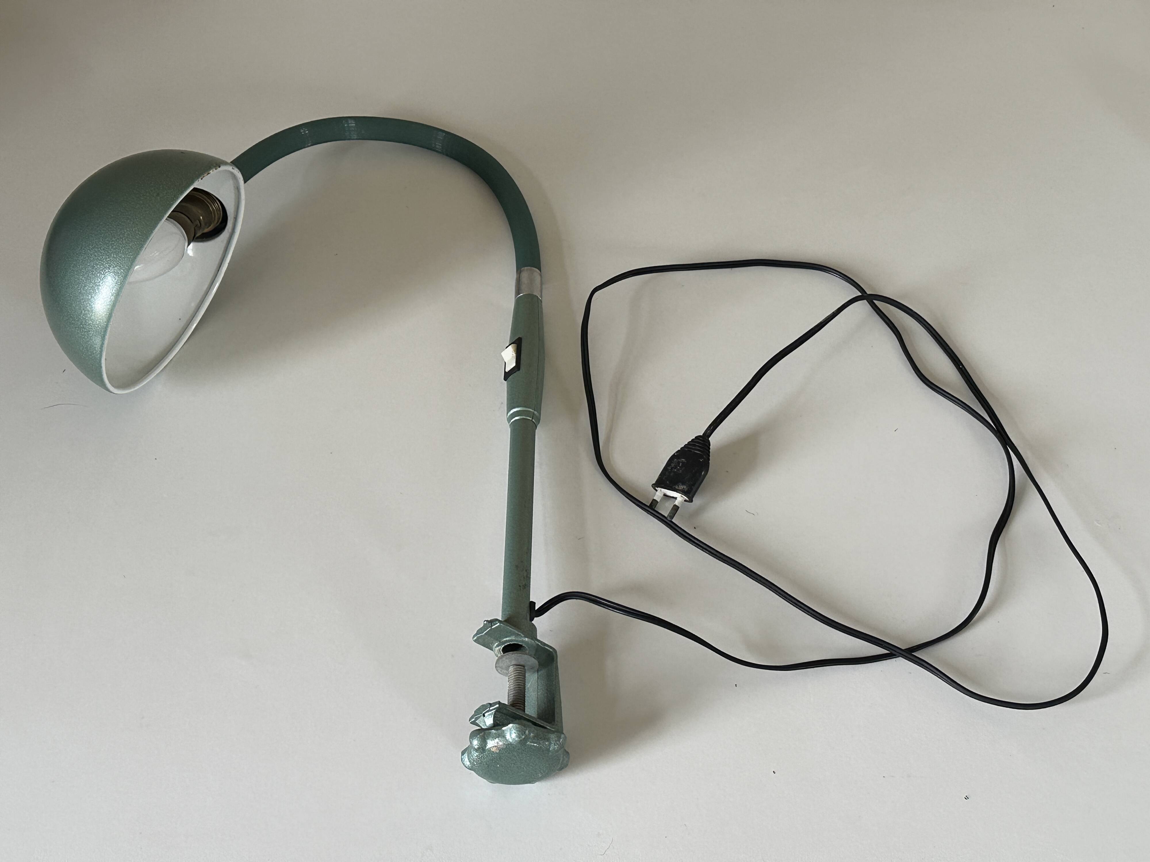 Industrial workshop lamp adher vintage 60s