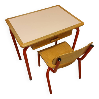 Table d écolier et chaise d enfant