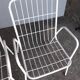 Pair 2 chairs / chairs Emu Rio metal vintage time 1960