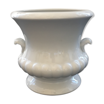 Medici style white pot cover