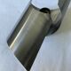 Brushed stainless steel wall light by Oxar France, vintage 1970s