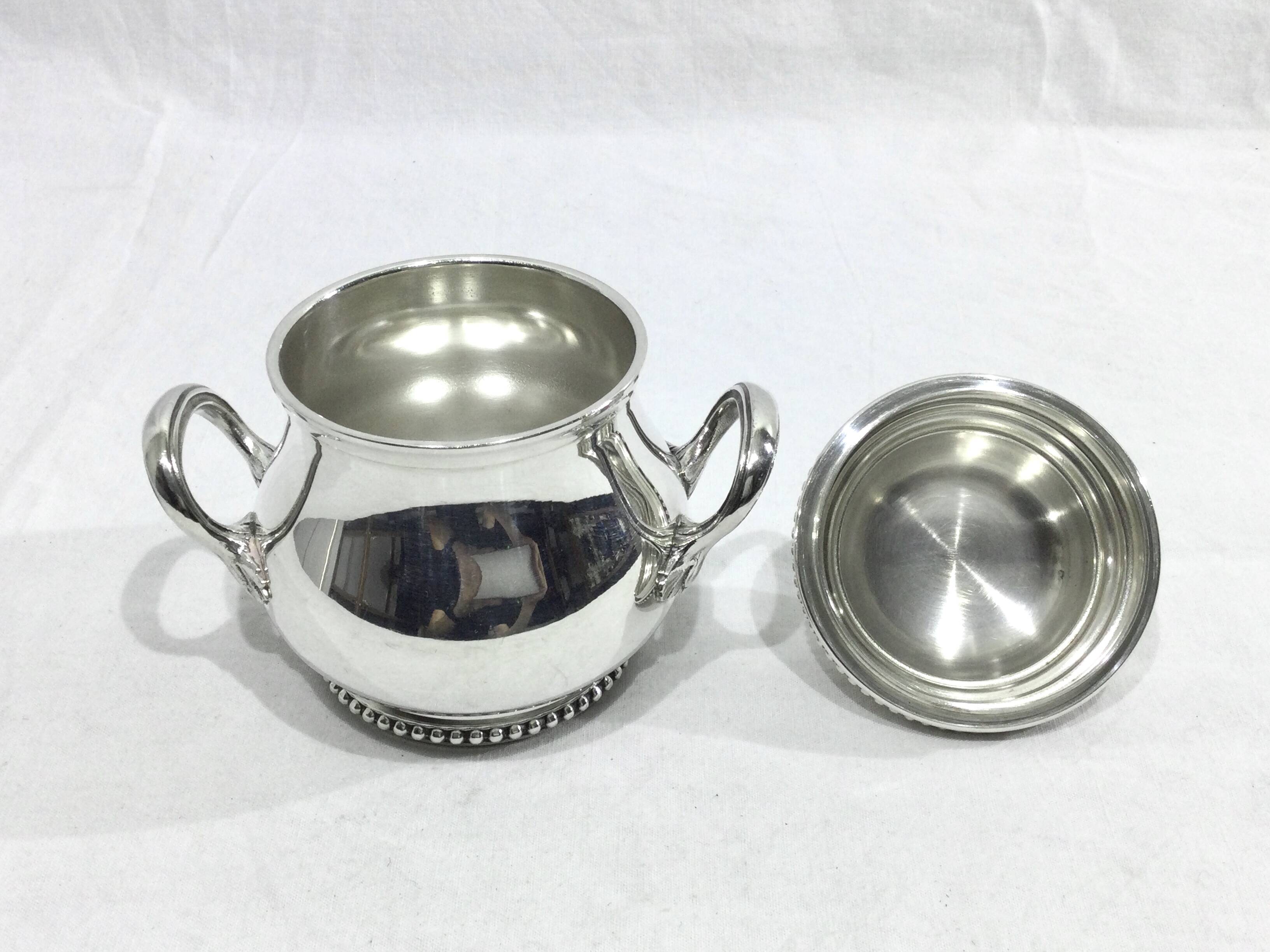 Tea Coffee Service in silver metal