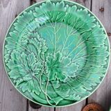 6 green slip plates