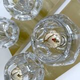 Pair of large vintage architectural wall lights