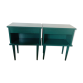 Pair of vintage bedsides