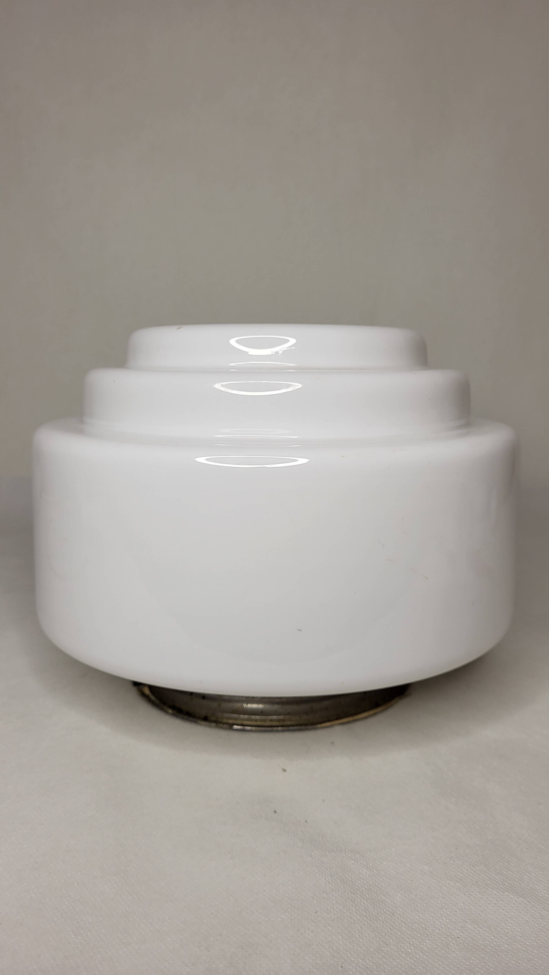 Art Deco ceiling light in opaline glass