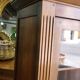 Display cabinet louis xvi style 2 doors in walnut