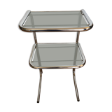 Vintage sofa tip smoked glass 70 years