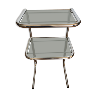 Vintage sofa tip smoked glass 70 years