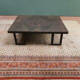 Industrial coffee table steel