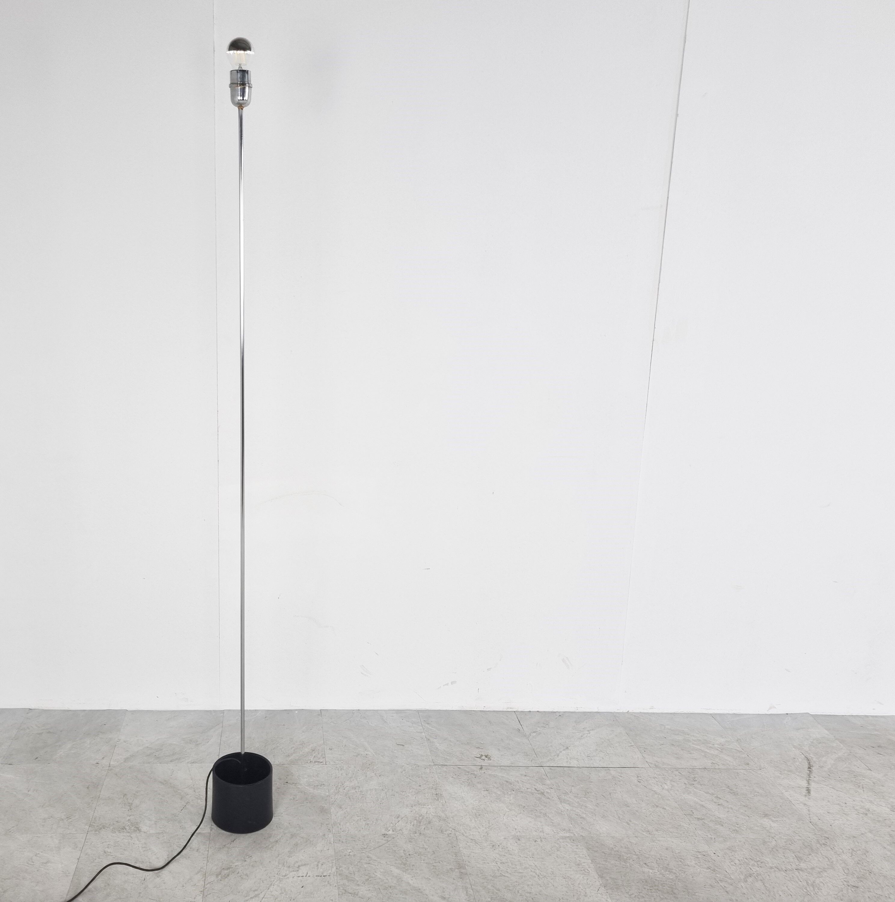 Minimalist italian floor lamp, 1970s