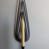 Wrought iron candlestick applied