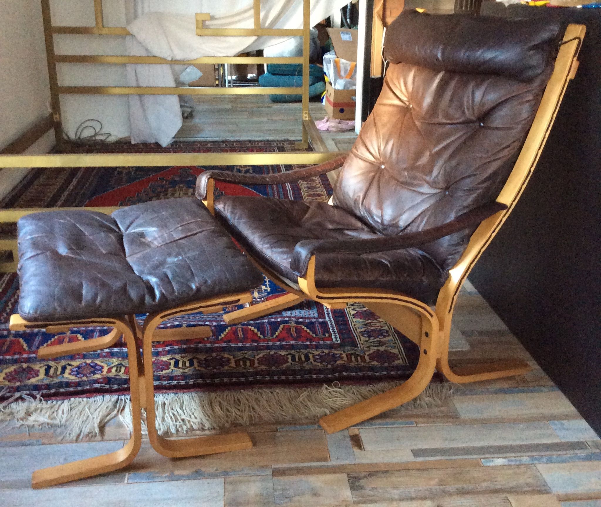 Armchair and ottoman "Siesta" by Ingmar Relling for Westnofa