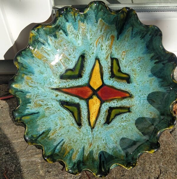 Coupe plat Yvon Roy Vallauris