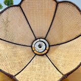 Rattan flower hanging lamp