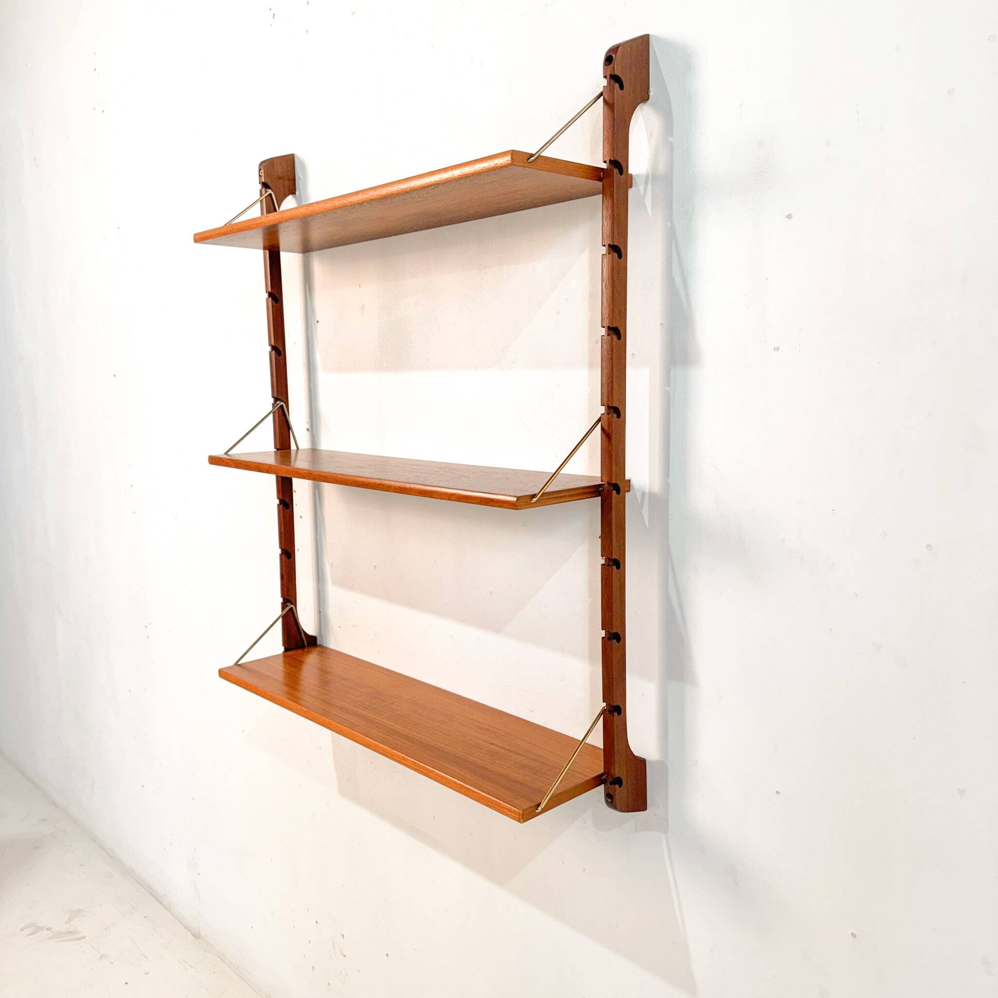 Étagère scandinave des années 60 Ergo, ensemble de 3 étagères, Norvège.