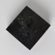 Madeji – Black square coasters in natural marble – set of 4