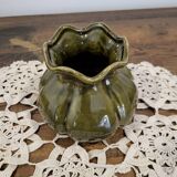 Vase vert en céramique