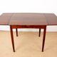 Danish extendable and reversible table, games or meals, rosewood 1960.